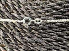 Sterling Silver Crystal Pendant Natural Gemstone With Sterling Silver Box Chain
