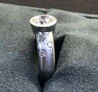 Elegant Platinum Natural Diamond Ring