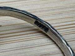 Sterling Silver Simulated Pearl Ring Size 7