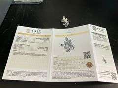 CERTIFIED BRAND NEW 18K WHITE GOLD DIAMOND RING