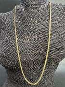 10k Yellow Gold Diamond Cut Miami Cuban Chain 24" Necklace