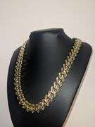 Huge 158.9 Grams 14 Kt Gold Plated Simulated Diamond Miami Curb Link Chain Necklace