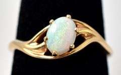 Meaningful 14K Yellow Gold Opal Gemstone Ring