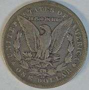 Ultra Rare 1889-CC Morgan Silver Dollar in Fine/VF