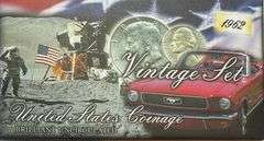 Vintage 1962 BU Year Set