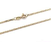 14kt Yellow gold Anchor chain necklace