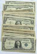 27 1957 $1 Silver Certificates