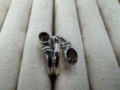 Sterling Silver Gemstone Ring Size 6