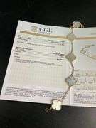 CERTIFIED BRAND NEW 18K YELLOW GOLD CLOVER LEAF BRACELET