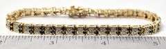 Sapphire Clasp Bracelet in Sterling Silver