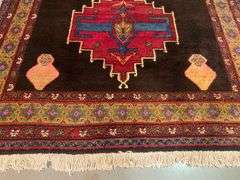 Unique Persian Hamedan Rug 5'.3"x8'