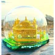 Golden Temple 24K Gold in Glass Dome