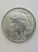 1923 Silver Peace Dollar, UNC