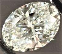 Huge Rare 4.25 Ct  Oval White Lab Simulated Diamond Solitaire