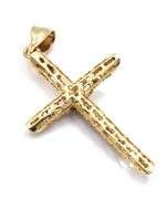 Nicely Scaled 14K YG Crucifix Pendant