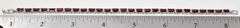 Red Garnet Tennis Bracelet in Sterling Silver