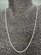Italian 925 Sterling Silver 1.65mm Diamond Cut Margarita Chain 18" Necklace