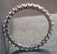 14K White Gold Lab Grown Diamond Wedding Band