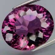 Amazing 12.16ct high fire concave cut pure Amethyst