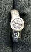 Elegant Platinum Natural Diamond Ring