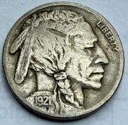 1921 S Buffalo Nickel