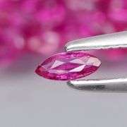 Amazing 4.84ct marquise cut Ruby set