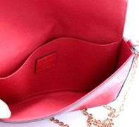 Louis Vuitton Felicie Pouchette Scarlet Monogram Repreinte Bag