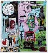 Colorful Jean-Michel Basquiat From 'Symbols and Signs'