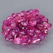 Collectors 4.27ct violet red Ruby set -Untreated!!!