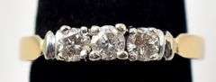 Wonderful 14K Yellow Gold Diamond Ring
