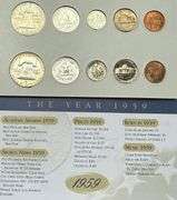 Vintage 1959 BU Year Set