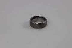 8mm Tungsten Carbide Wedding Band w/Greek Key Design Size 6