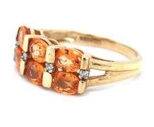 Lovely 14K YG Orange Topaz Ring