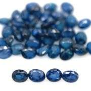7.08ct cobalt blue Sapphire set from Madagascar -Heated only!!!