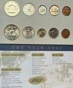 Vintage 1961 BU Year Set