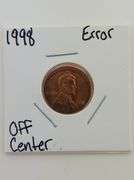 1998 Off Center Error, Lincoln Memorial Cent