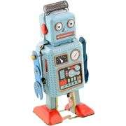 Handmade Collectors Wind-Up Tin Robot