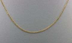 18kt Yellow gold Curb link chain necklace