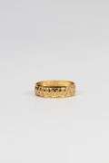 10k Gold 6mm Diamond Cut Design Wedding Band Size 9.5