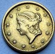 1851 Type 1 $1 US Gold