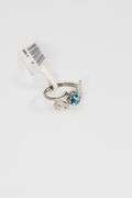 Sterling Silver Blue Topaz Gemstone Ring