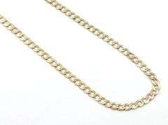 Popular 14K Yellow and White Gold Link Necklace