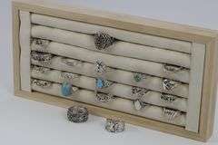 .925 Sterling Silver Ring Assortment Various Sizes & Styles (20 Ring Lot)