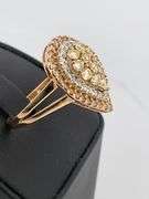 CERTIFIED 18K ROSE GOLD DIAMOND RING
