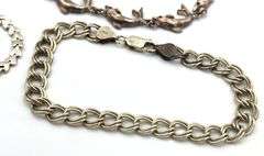 Vintage 925 sterling silver group lot of 7 bracelets