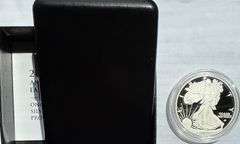 2024 S  Proof Silver Eagle With Box & Paper