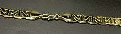 Huge 95.8 Gram 14K Tri-Layered Yellow Gold Plate Mariners Link Necklace