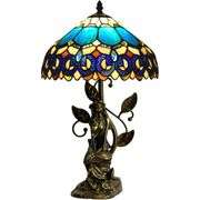 Baroque  Stained Glass Table Lamp