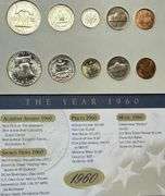 Vintage 1960 BU Year Set.