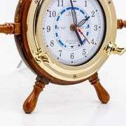 Time & Tide Clock Solid Rosewood and Brass